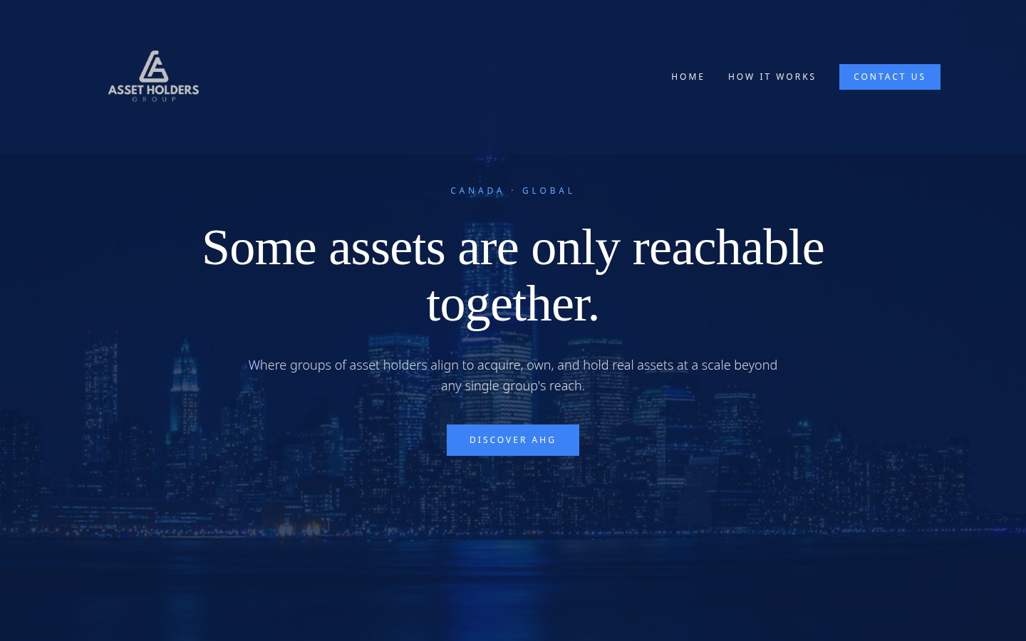 Asset Holders Consortium website
