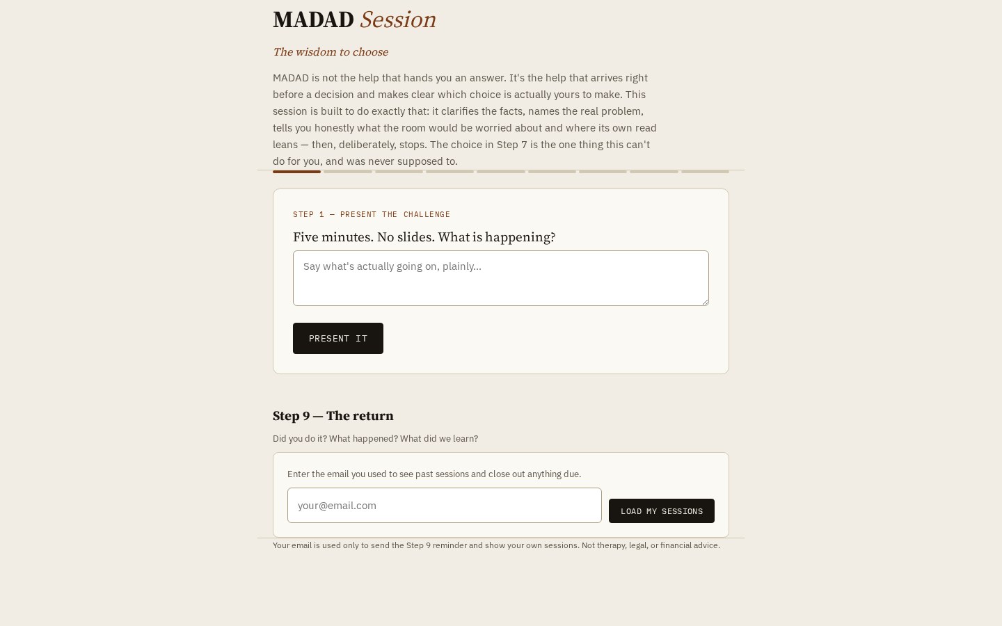 MADAD website
